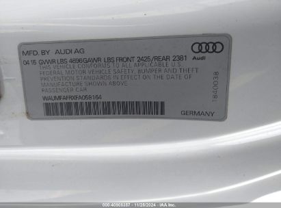 Lot #3053062511 2015 AUDI A5 2.0T PREMIUM