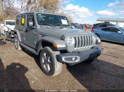 Lot #3049470054 2019 JEEP WRANGLER UNLIMITED SAHARA 4X4