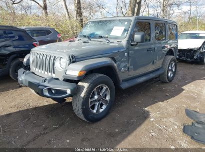 Lot #3049470054 2019 JEEP WRANGLER UNLIMITED SAHARA 4X4