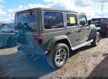 Lot #3049470054 2019 JEEP WRANGLER UNLIMITED SAHARA 4X4