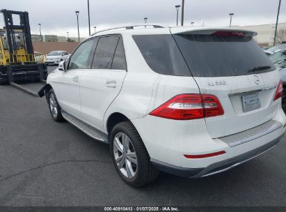 Lot #3051079688 2014 MERCEDES-BENZ ML 350