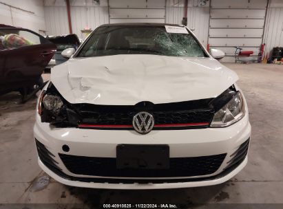 Lot #3045359956 2017 VOLKSWAGEN GOLF GTI SE 4-DOOR