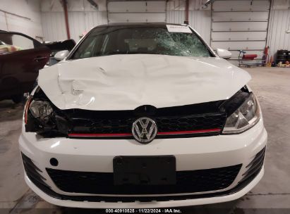 Lot #3045359956 2017 VOLKSWAGEN GOLF GTI SE 4-DOOR