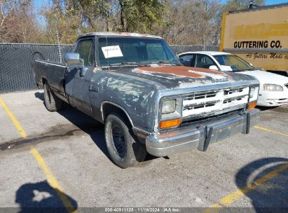 Lot #3056471620 1990 DODGE D-SERIES D150