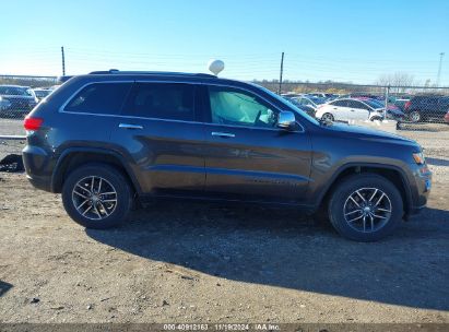 Lot #3035082414 2017 JEEP GRAND CHEROKEE LIMITED 4X4