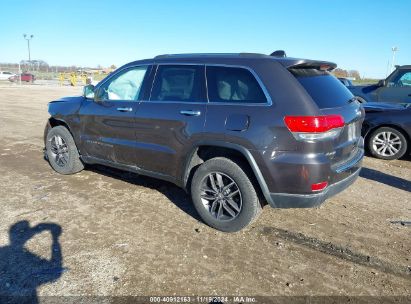 Lot #3035082414 2017 JEEP GRAND CHEROKEE LIMITED 4X4