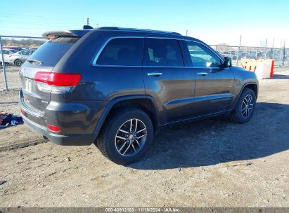 Lot #3035082414 2017 JEEP GRAND CHEROKEE LIMITED 4X4