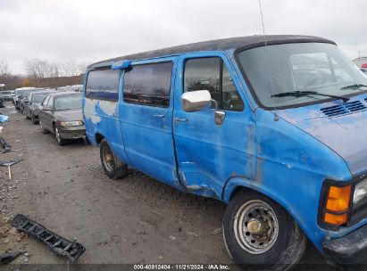 Lot #3052074713 1992 DODGE RAM WAGON B350