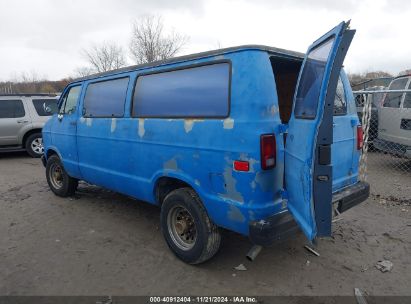 Lot #3052074713 1992 DODGE RAM WAGON B350