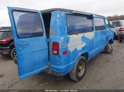 Lot #3052074713 1992 DODGE RAM WAGON B350