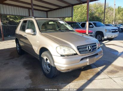 Lot #2992828839 2001 MERCEDES-BENZ ML 320