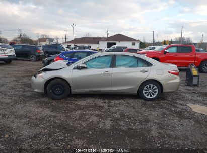 Lot #3037541798 2016 TOYOTA CAMRY HYBRID LE