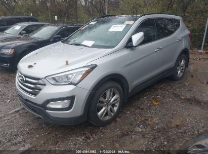 Lot #3015067976 2014 HYUNDAI SANTA FE SPORT 2.0L TURBO