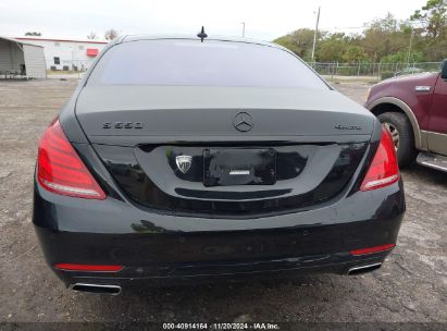 Lot #3050079161 2017 MERCEDES-BENZ S 550 4MATIC