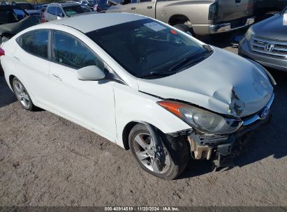 Lot #3035082315 2013 HYUNDAI ELANTRA GLS