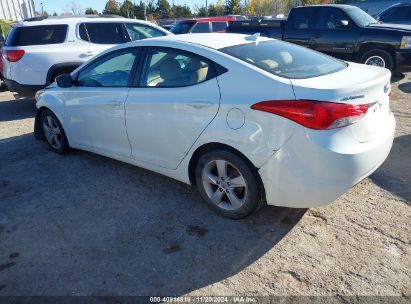 Lot #3035082315 2013 HYUNDAI ELANTRA GLS