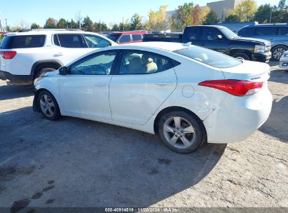 Lot #3035082315 2013 HYUNDAI ELANTRA GLS