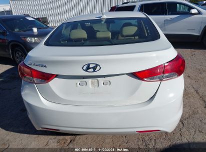 Lot #3035082315 2013 HYUNDAI ELANTRA GLS