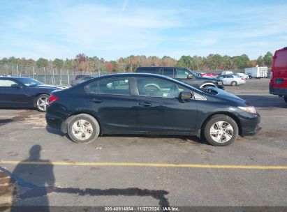 Lot #3035070142 2015 HONDA CIVIC LX