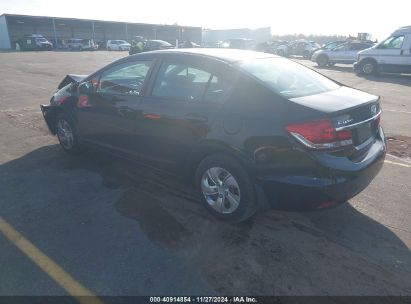 Lot #3035070142 2015 HONDA CIVIC LX