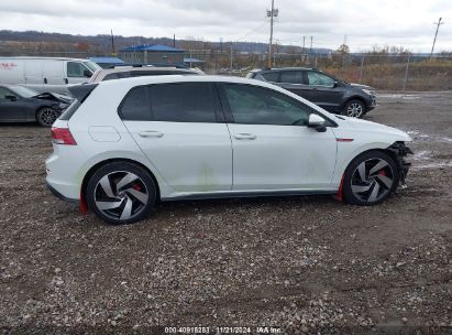 Lot #3052074432 2022 VOLKSWAGEN GOLF GTI 2.0T SE