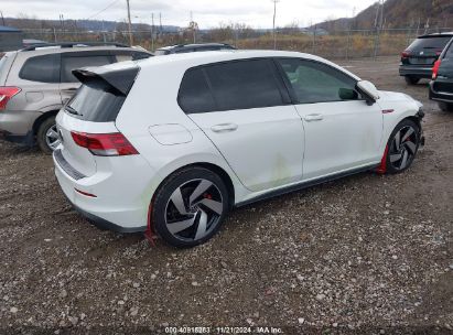 Lot #3052074432 2022 VOLKSWAGEN GOLF GTI 2.0T SE