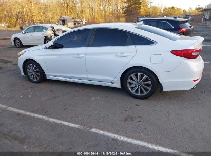 Lot #3035070055 2015 HYUNDAI SONATA SPORT