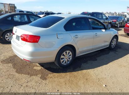 Lot #2992831692 2011 VOLKSWAGEN JETTA 2.0L S