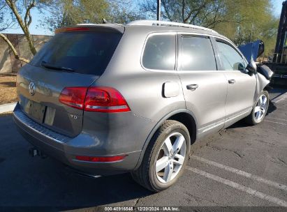 Lot #3037522471 2012 VOLKSWAGEN TOUAREG TDI LUX