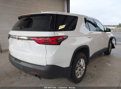 Lot #3035094153 2023 CHEVROLET TRAVERSE AWD LS