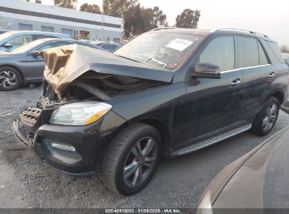 Lot #3056475457 2015 MERCEDES-BENZ ML 350