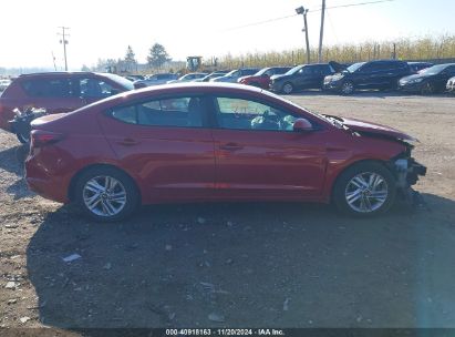 Lot #3035069980 2019 HYUNDAI ELANTRA SEL