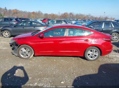 Lot #3035069980 2019 HYUNDAI ELANTRA SEL