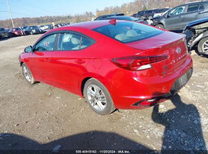 Lot #3035069980 2019 HYUNDAI ELANTRA SEL