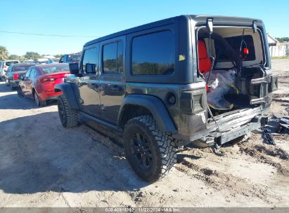 Lot #3049470377 2021 JEEP WRANGLER UNLIMITED WILLYS 4X4