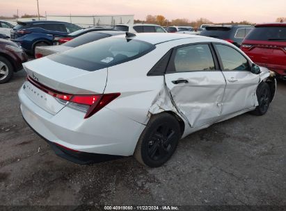 Lot #3048046692 2022 HYUNDAI ELANTRA SEL