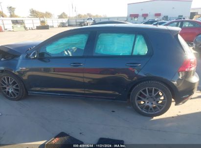 Lot #3045360186 2016 VOLKSWAGEN GOLF GTI SE 4-DOOR