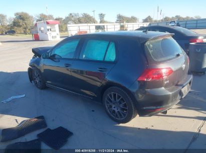 Lot #3045360186 2016 VOLKSWAGEN GOLF GTI SE 4-DOOR