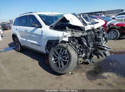 Lot #3053066571 2018 JEEP GRAND CHEROKEE TRAILHAWK 4X4