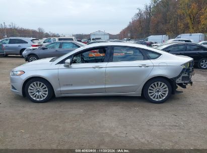 Lot #3037541502 2016 FORD FUSION HYBRID SE