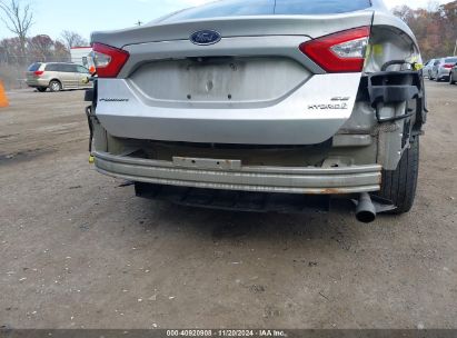 Lot #3037541502 2016 FORD FUSION HYBRID SE