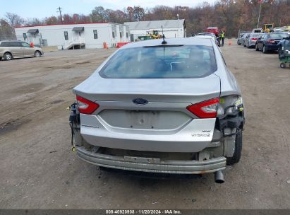 Lot #3037541502 2016 FORD FUSION HYBRID SE