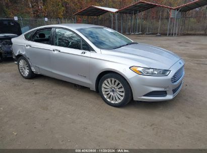 Lot #3037541502 2016 FORD FUSION HYBRID SE