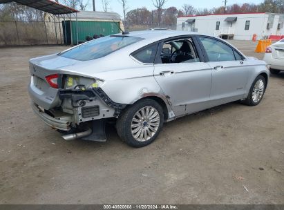 Lot #3037541502 2016 FORD FUSION HYBRID SE