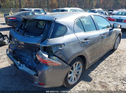 Lot #3035070236 2012 LEXUS CT 200H PREMIUM