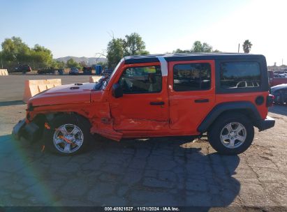 Lot #3056062855 2019 JEEP WRANGLER UNLIMITED SPORT S 4X4