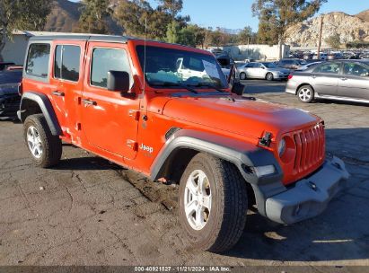 Lot #3056062855 2019 JEEP WRANGLER UNLIMITED SPORT S 4X4