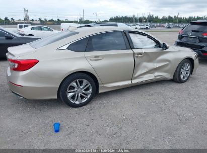 Lot #3035070205 2018 HONDA ACCORD LX