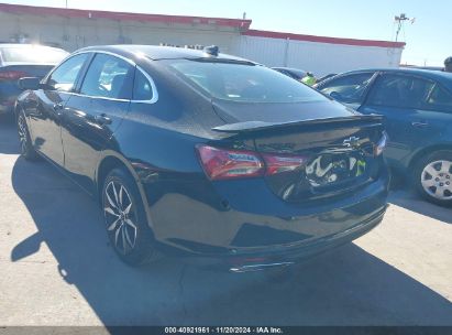 Lot #2992828500 2021 CHEVROLET MALIBU FWD RS