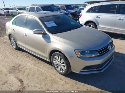 Lot #2995300876 2015 VOLKSWAGEN JETTA 1.8T SE